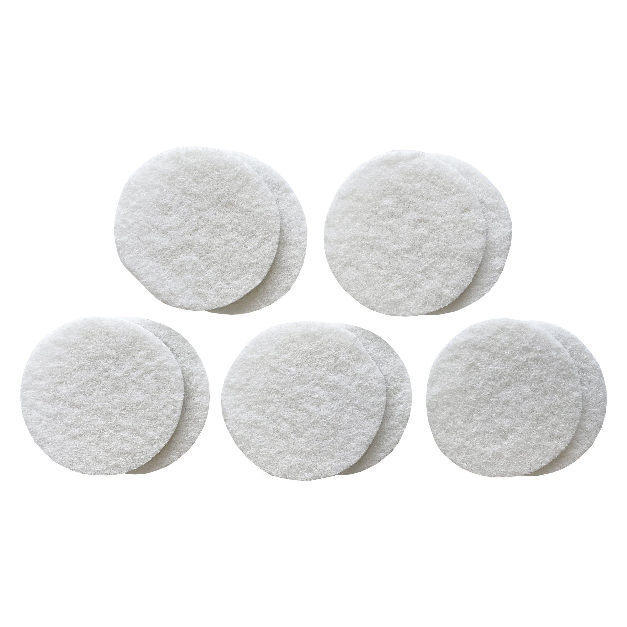 5 Pairs Of White Scouring Pads for EP170 & EPV1100