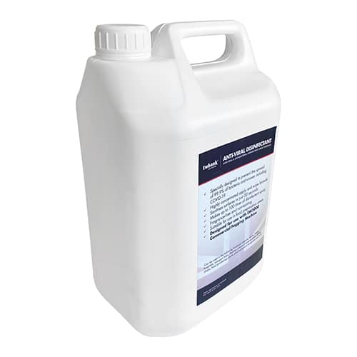 5 Litre Anti-Viral Disinfectant for EW5000 Fogger Machine