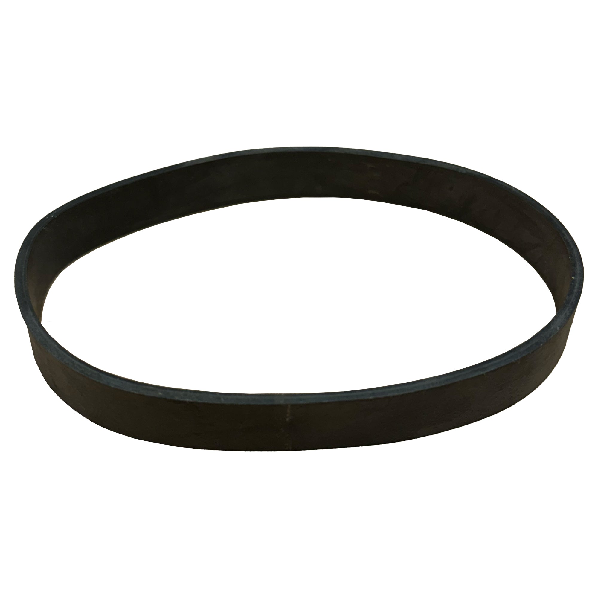 A black, flat, oval-shaped Replacement Belt for EW3001 is shown on a white background, designed to improve vacuum performance for your Pet Upright Bagless Vacuum Cleaner.