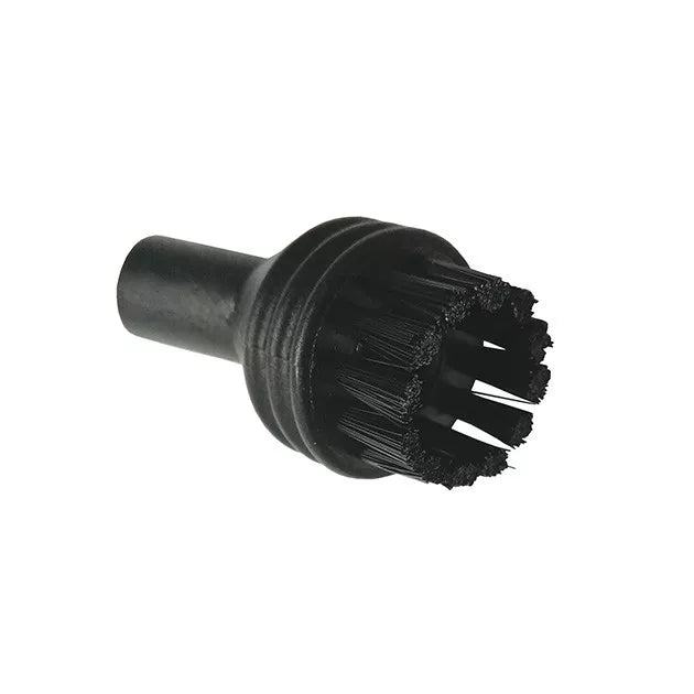 A Small Nylon Detail Brush for SC1000, black with stiff bristles, designed for Ewbank steam cleaners or vacuums, shown isolated on a white background.